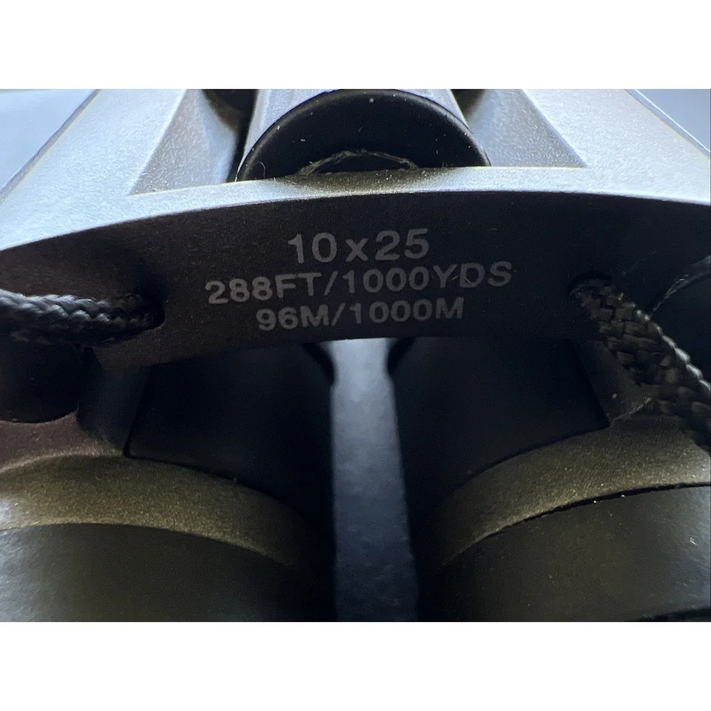 Meade 10x25 Compact Binoculars Travel Birding w/ Case & Strap